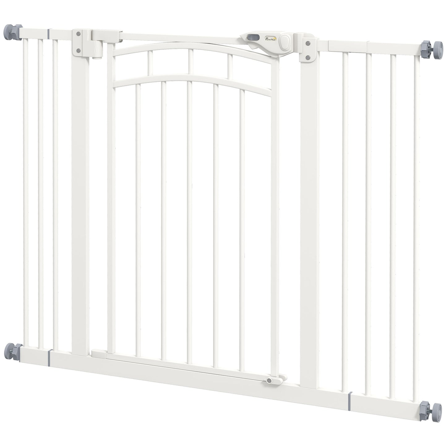 Dog Gate Barrier, Auto-Close, 74-100 Cm, No Drill Installation