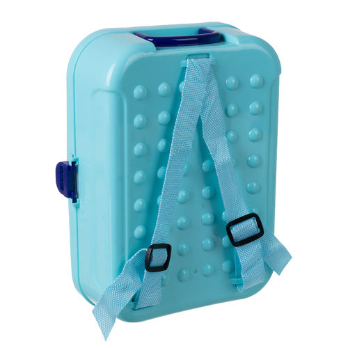 Dog Grooming Toy Set with Accessories in Backpack