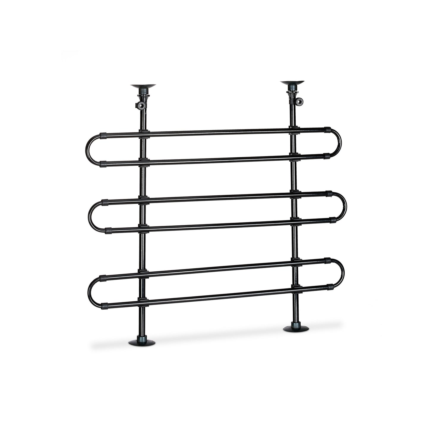 <p>Ensure safe car journeys with our universal dog safety guard, designed to fit securely between the floor and roof of any vehicle. This barrier keeps pets in the back, reducing distractions while driving.</p>

<ul>
<li>Fits any car with adjustable rods