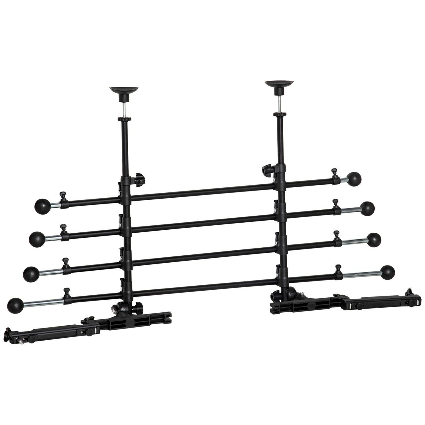 Car dog guard, black - adjustable, non-slip, 85-140x40-50 cm