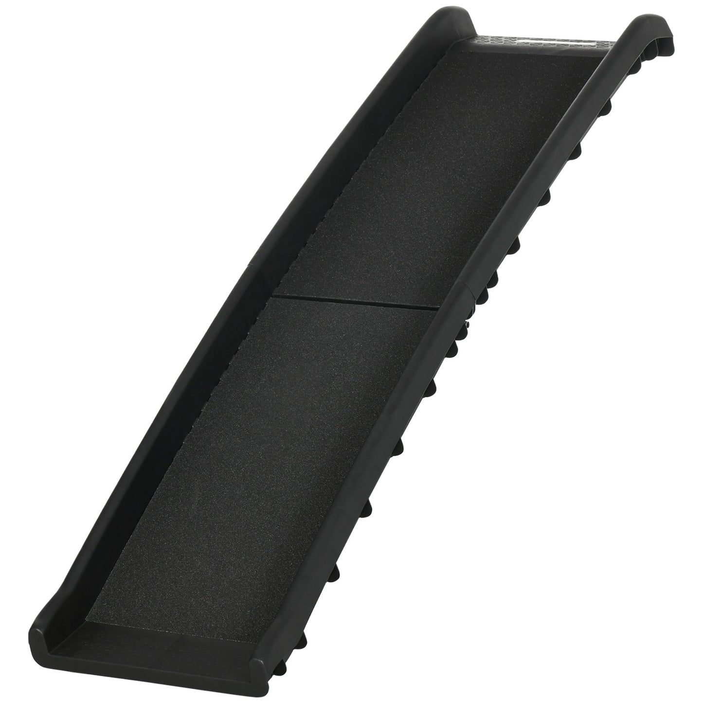 Folding dog ramp - Non-slip, Black, 155x39x14 cm