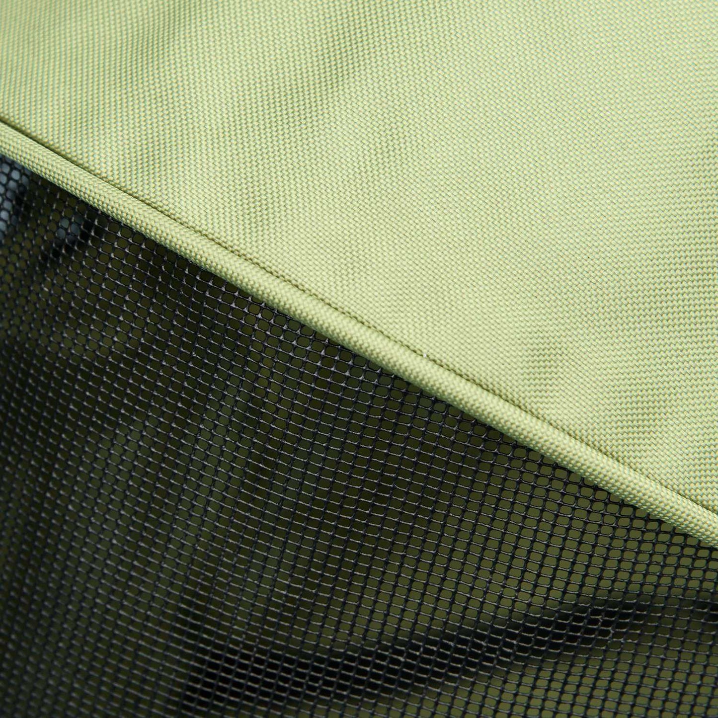 Pet stroller, foldable, small dogs and cats, Oxford Green