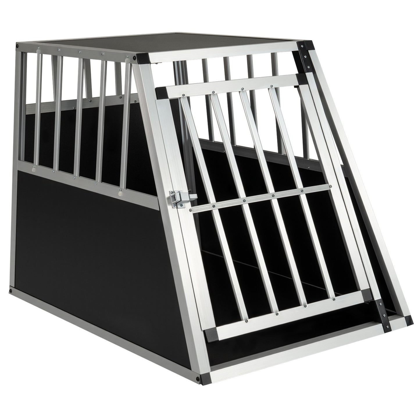 Dog Transport Box with Lockable Door & Divider, 91x65x69.5 cm