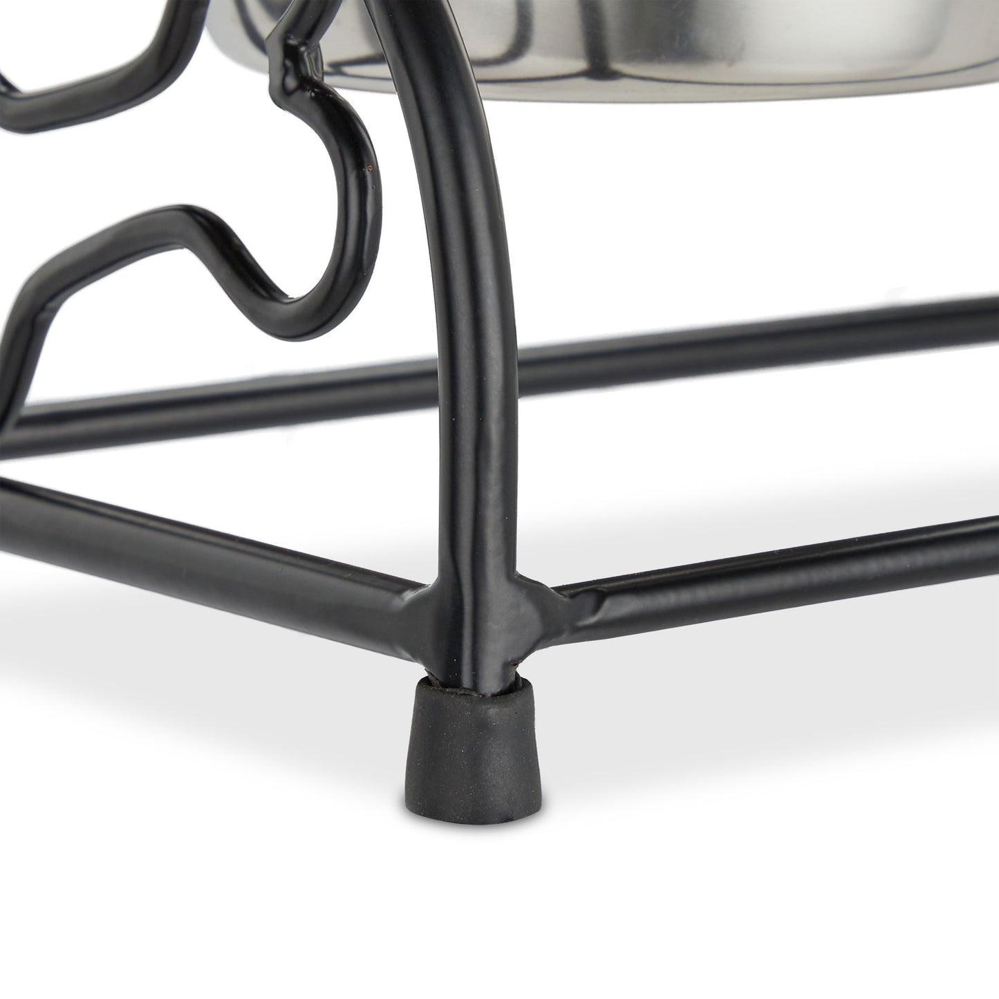 Dog bowl set with holder