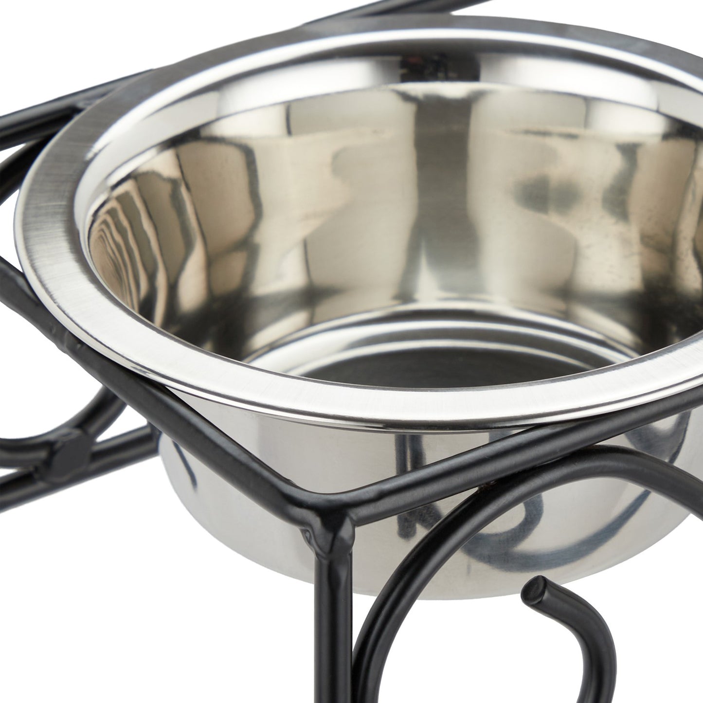 <p>Feeding Station for Cats and Dogs keeps your pet's dining area clean and organized. This sturdy iron frame with non-slip feet ensures stability, while stainless steel bowls offer easy maintenance.</p>

<ul>
<li>Prevent spills with a stable, non-slip de