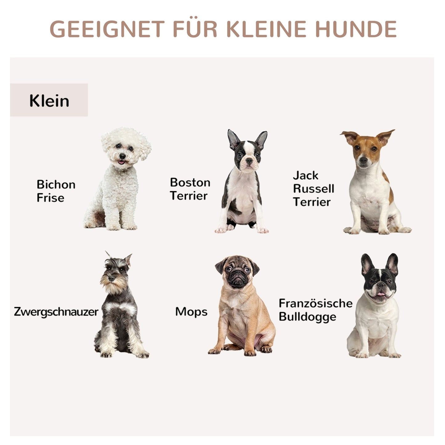 Dog cage, furniture with 3 doors, dog house, dog box for home, 78 x 53 x 59.3 cm, white