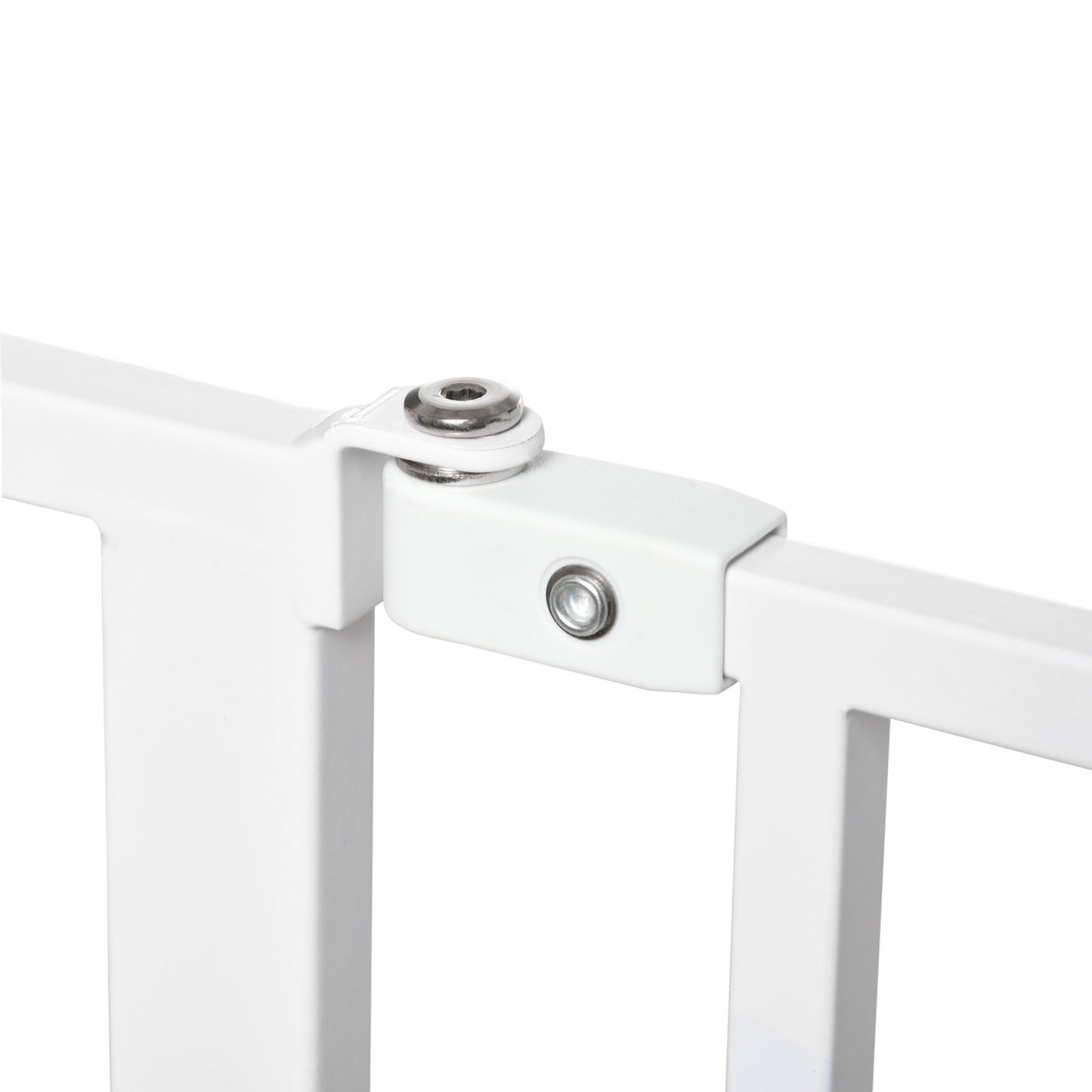Adjustable dog gate, drill-free installation, two-way opening, 75-145 cm