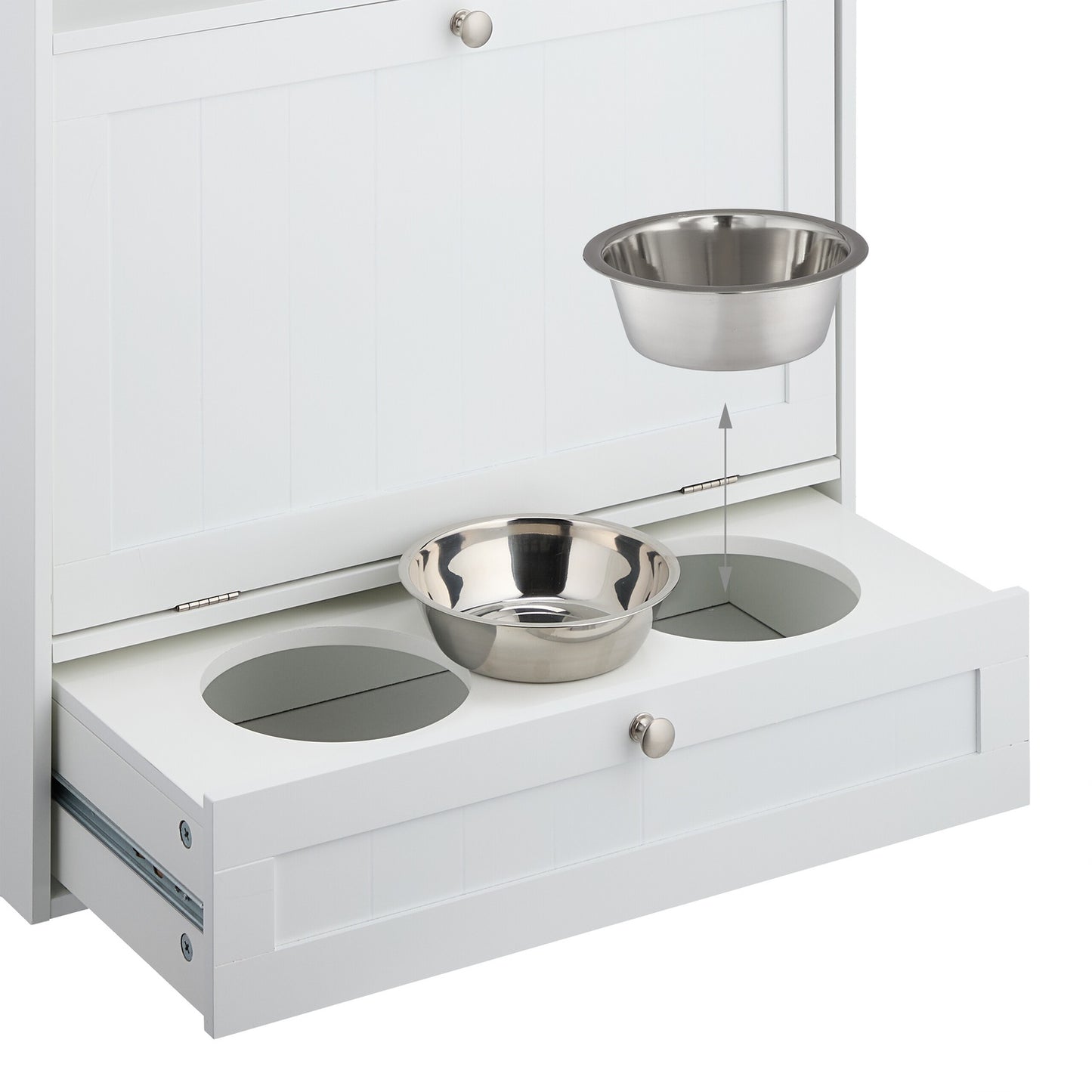 Dog food cabinet