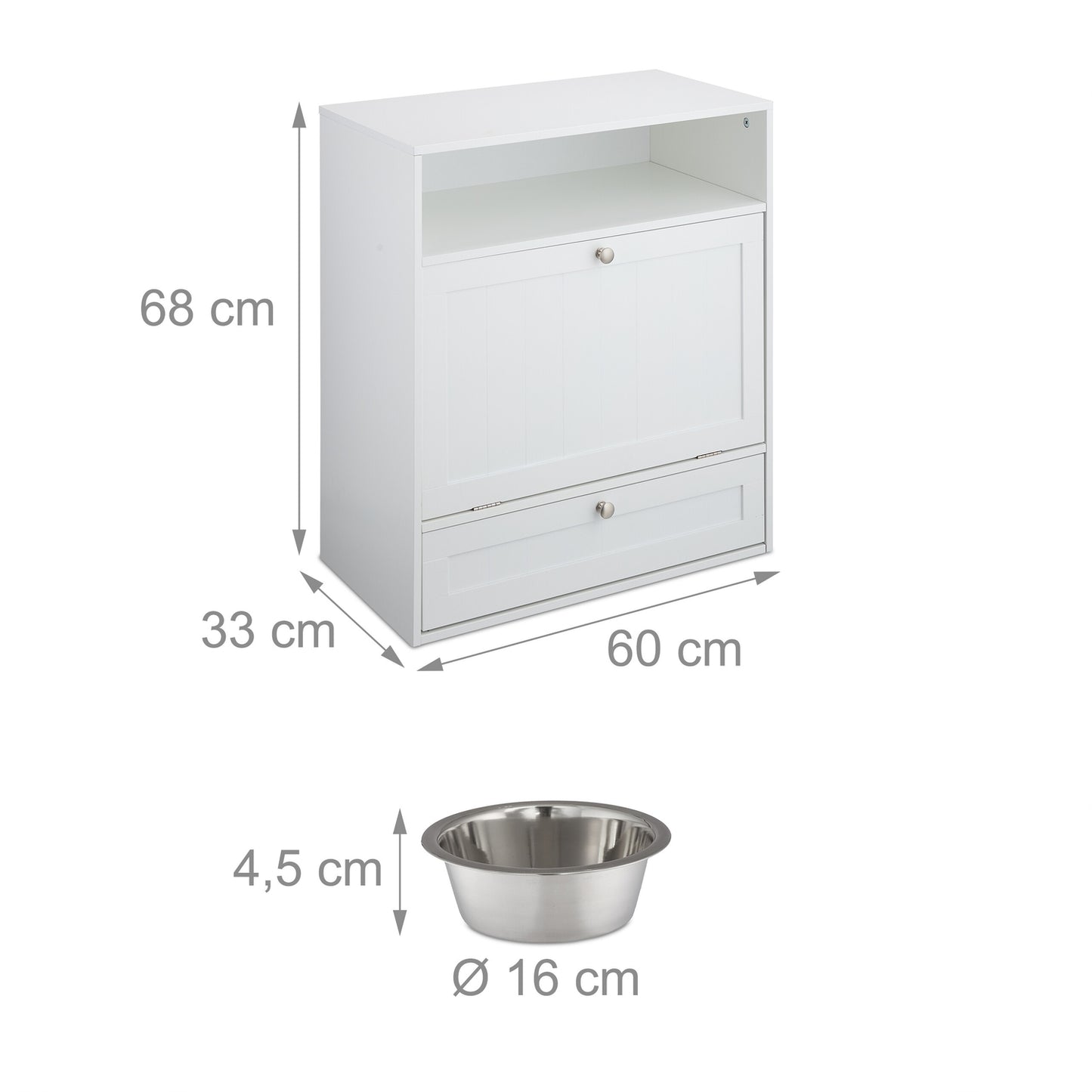 Dog food cabinet