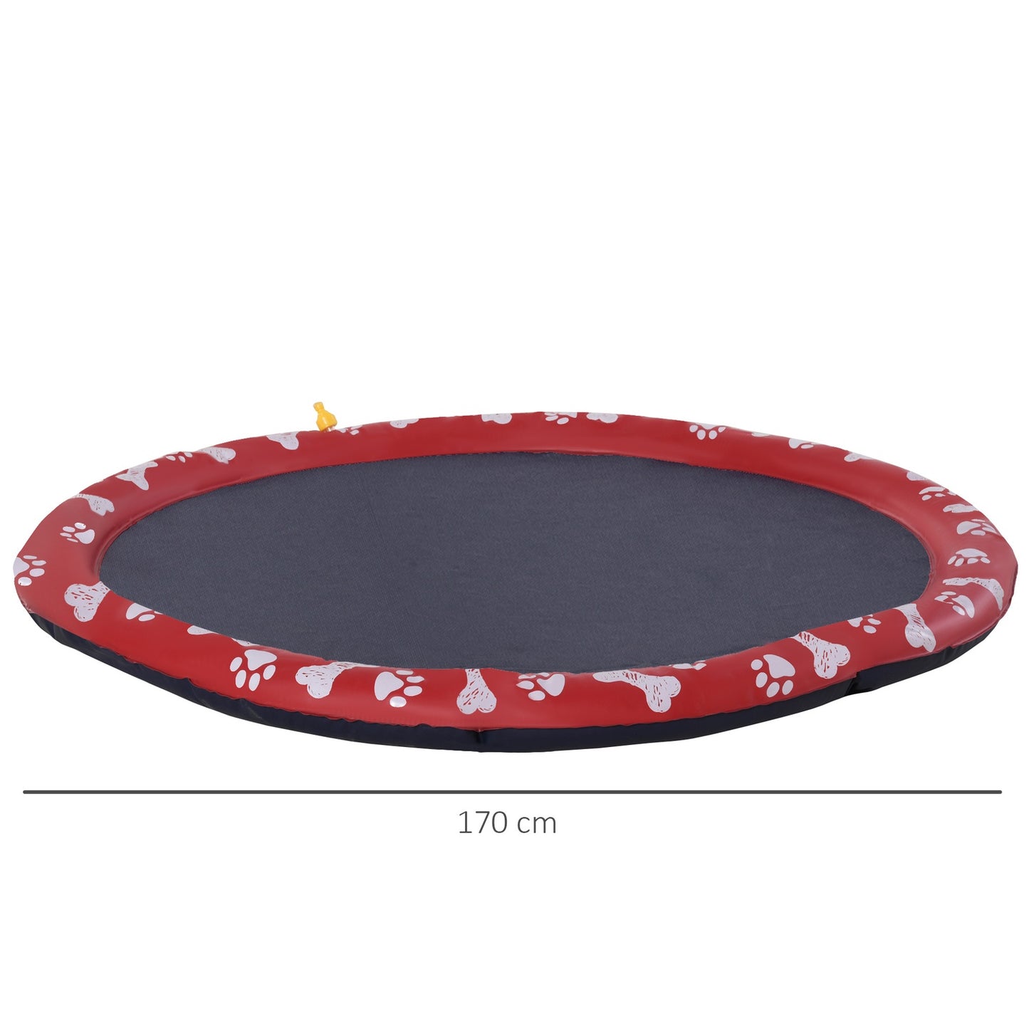 Dog pool, 170 cm water mat, non-slip for garden