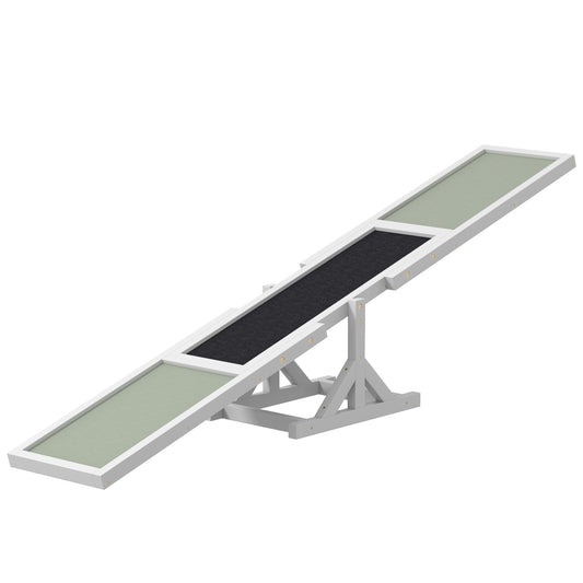 Dog Agility seesaw, non-slip wooden ramp for <30 kg