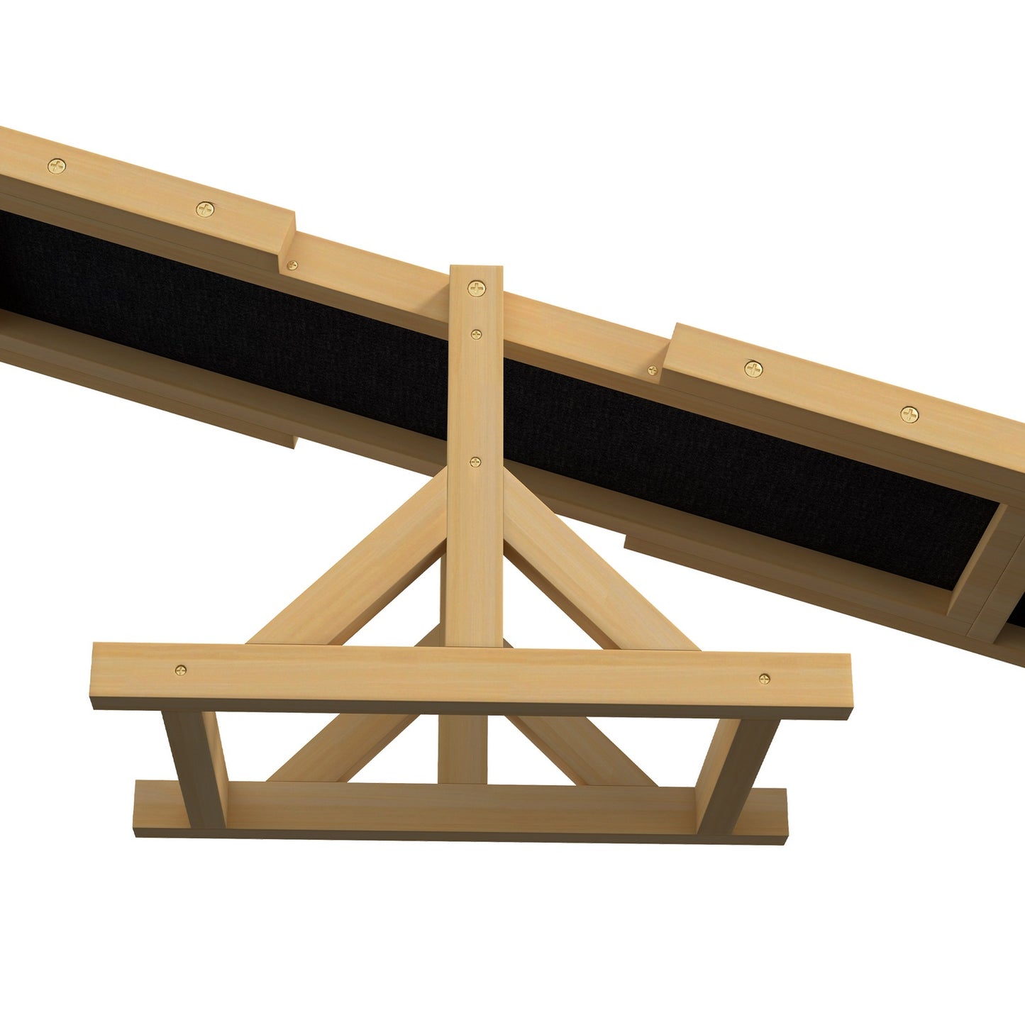 Dog Agility seesaw in wood, non-slip, 180 cm, under 30 kg