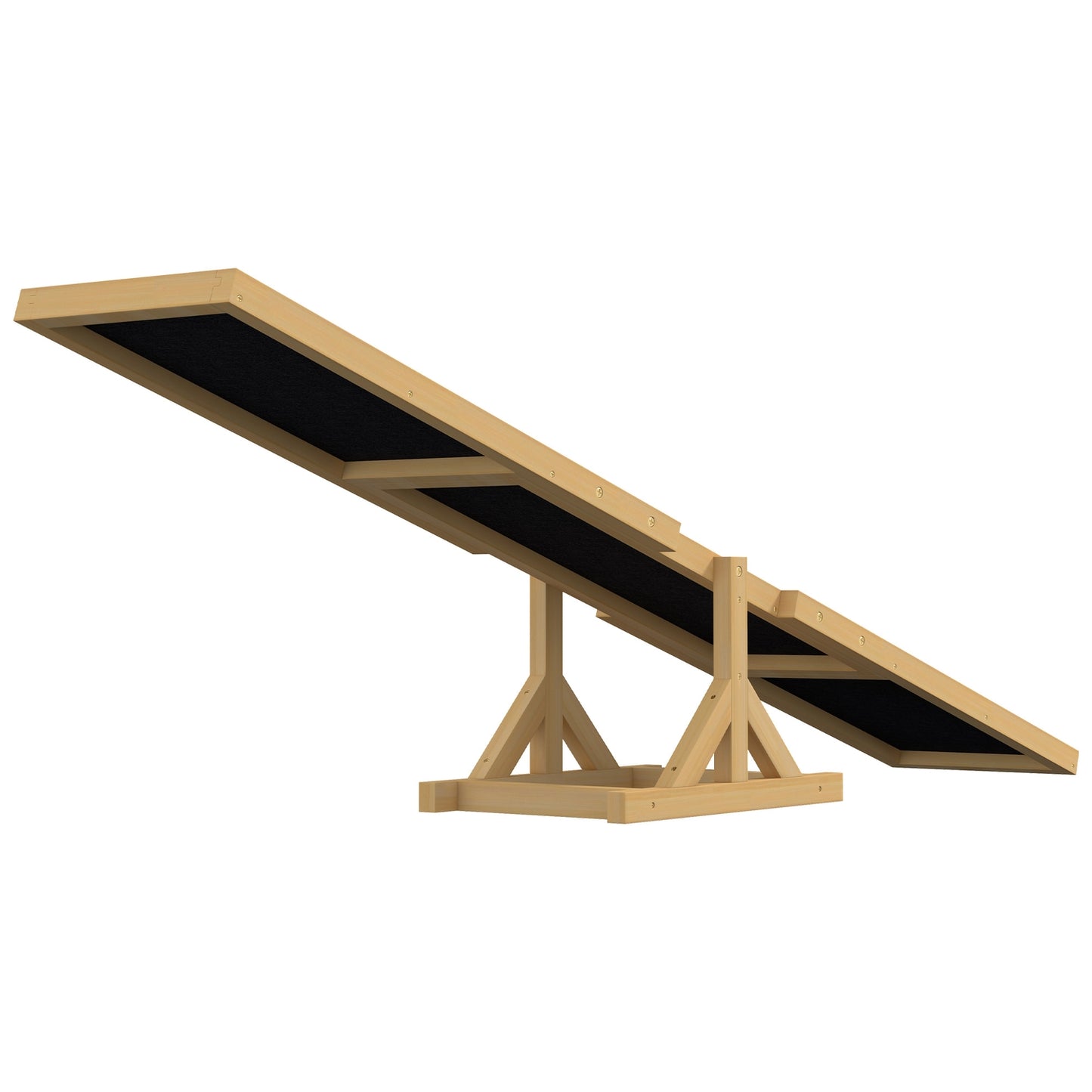 Dog Agility seesaw in wood, non-slip, 180 cm, under 30 kg