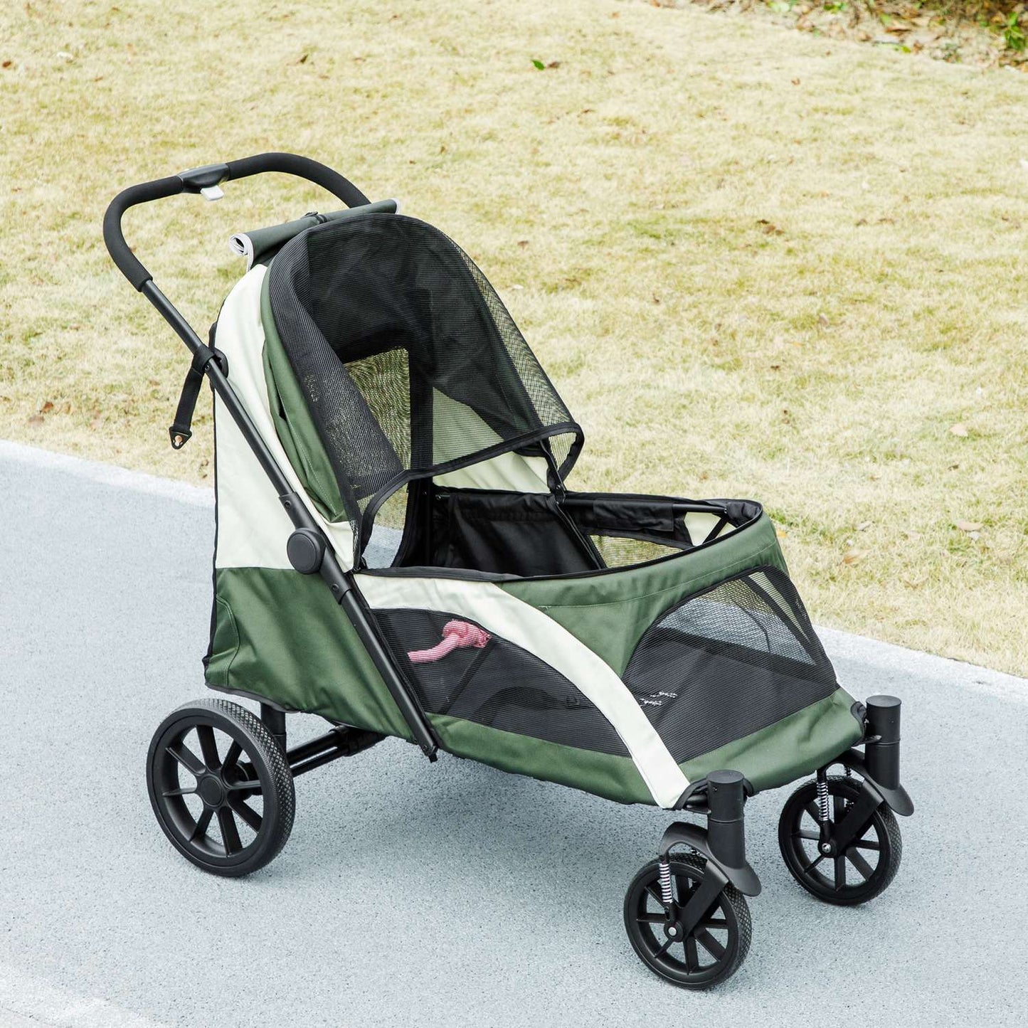 Collapsible pet carriage for large dogs and cats up to 30 kg