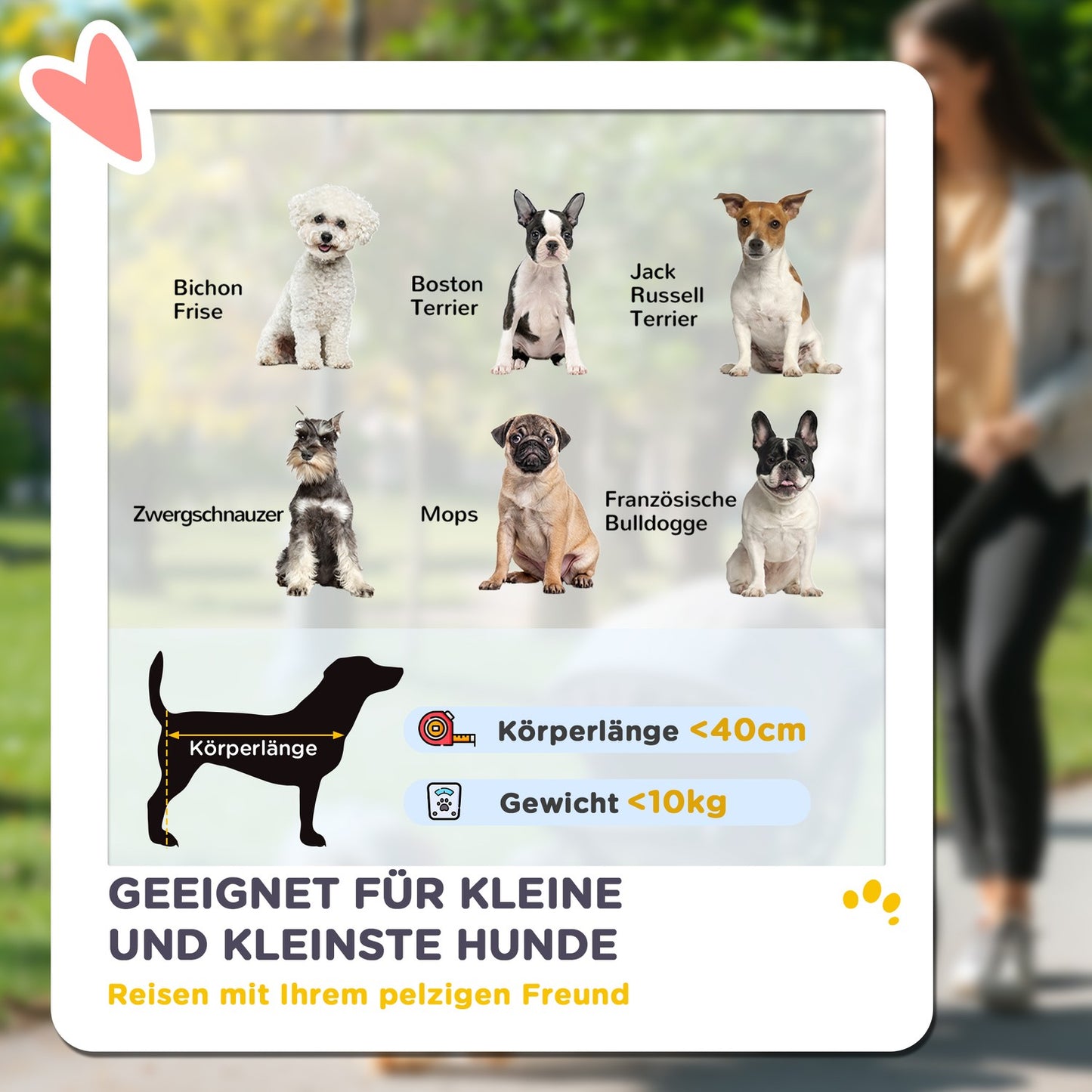 Collapsible aluminum pet cart, up to 10 kg, Khaki