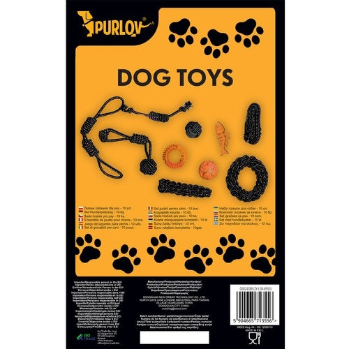 Dog toy set - 10 pcs Purlov 24388