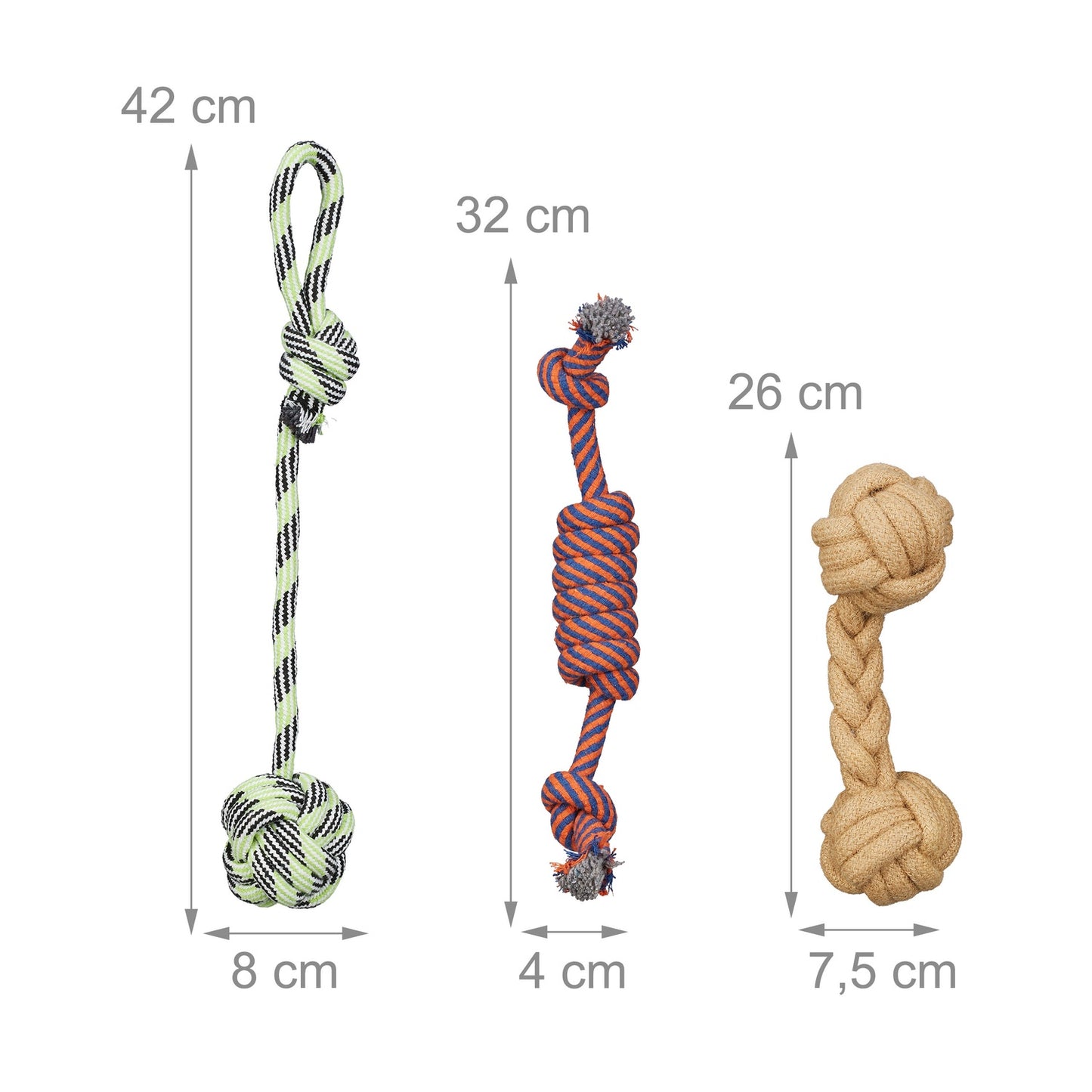 Dog toy set 5 parts
