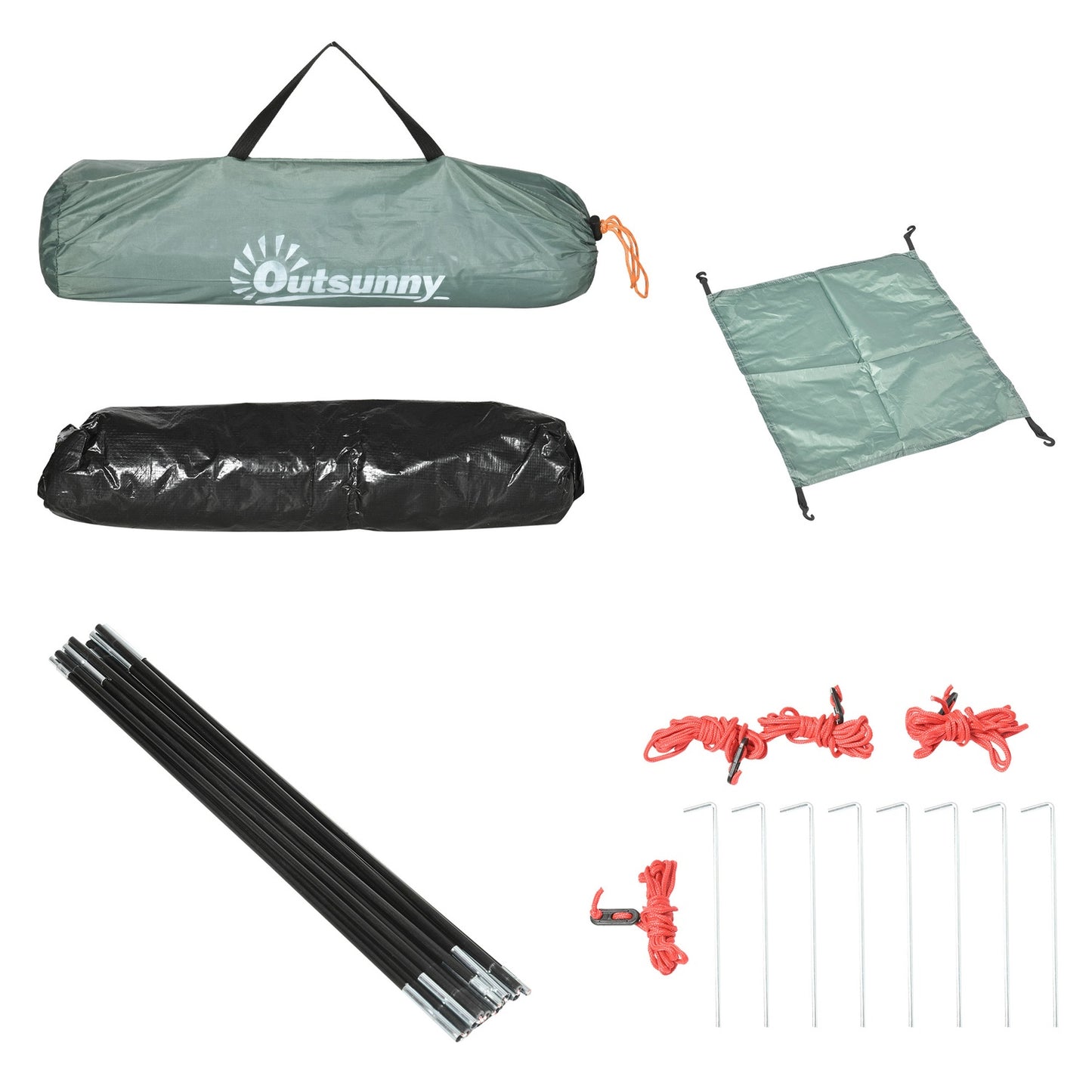 Lightweight 2-person dome tent - waterproof and stable