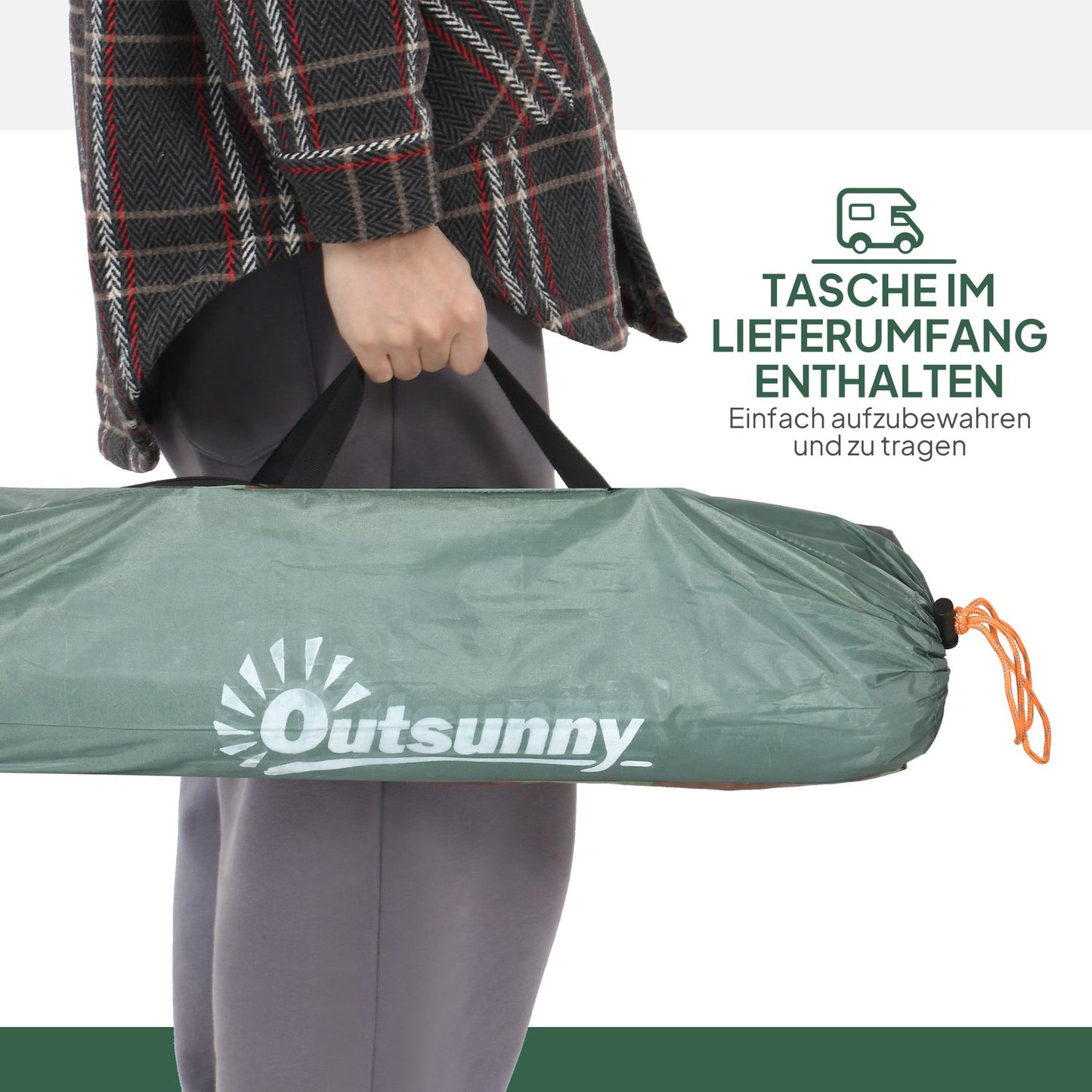 Lightweight 2-person dome tent - waterproof and stable