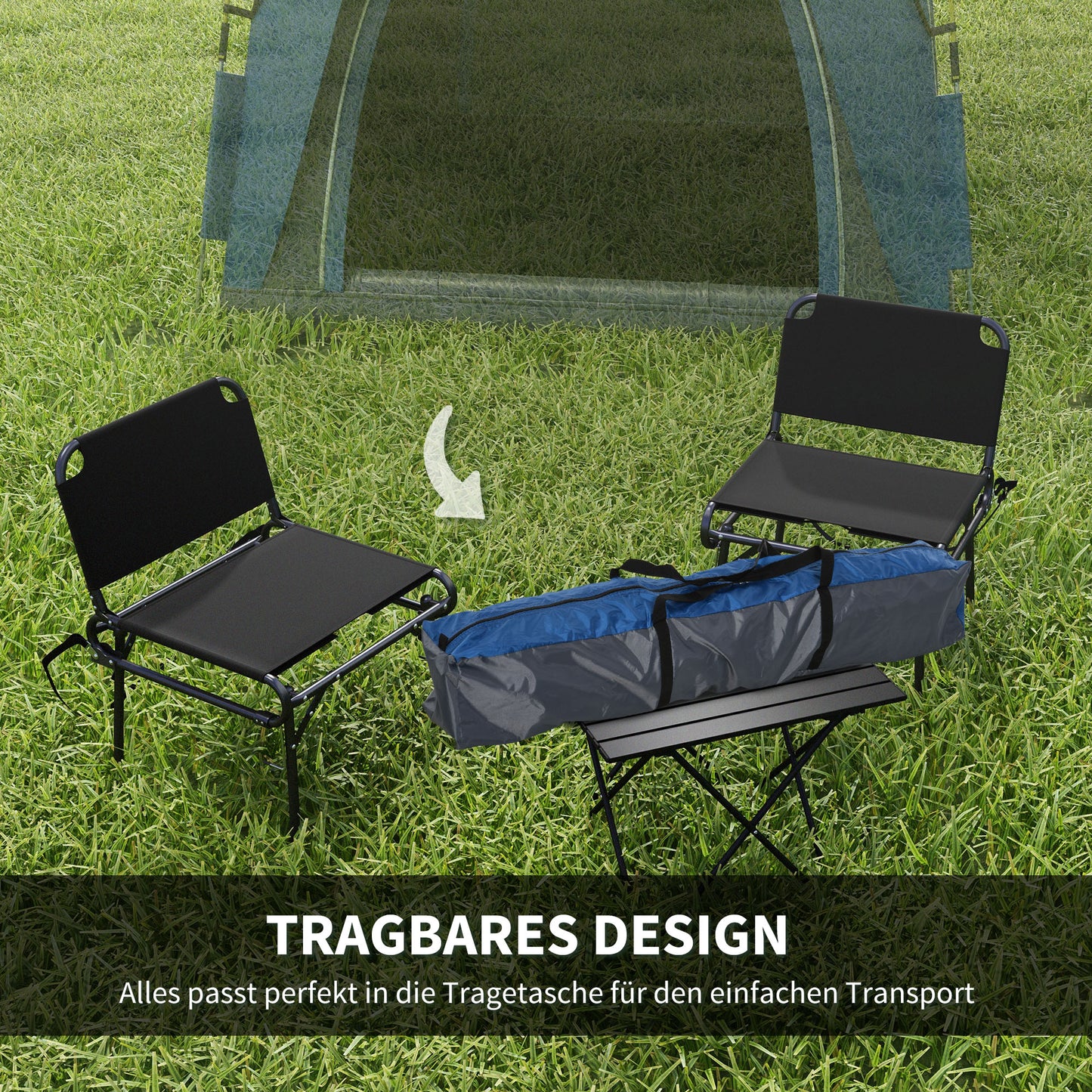 4-person lightweight dome tent, waterproof, UV protection
