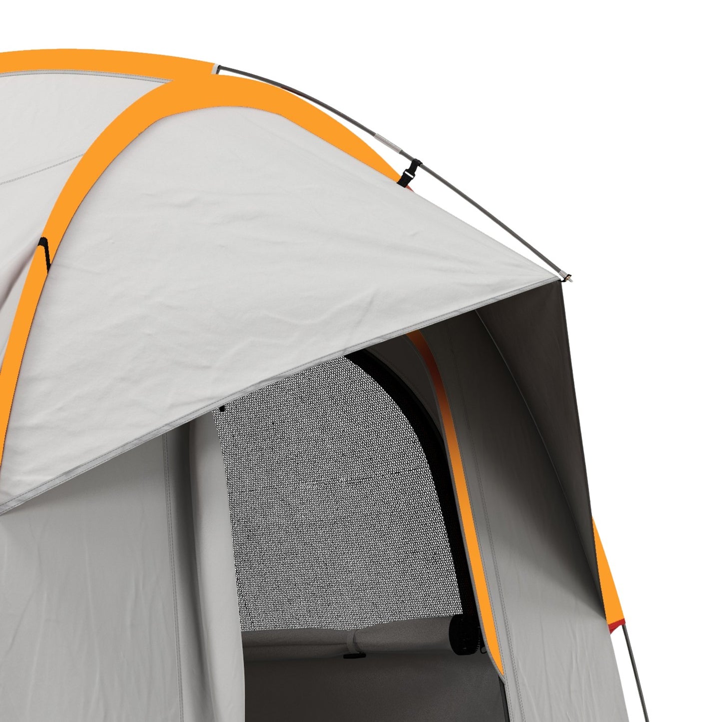 Dome tent for 6 people tailgate, 3 doors and windows, polyester
