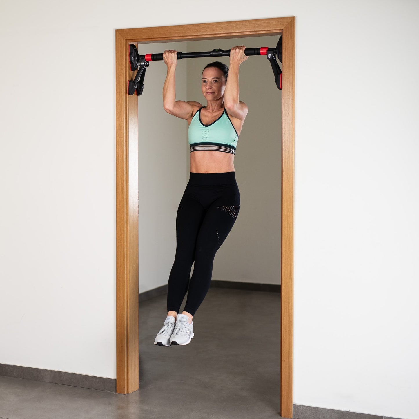 Door Pull-Up Bar with Rings, Adjustable Fitness Equipment