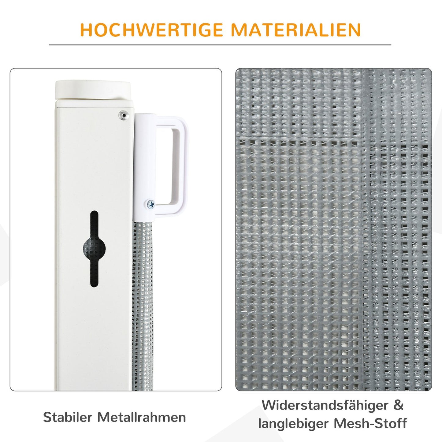Retractable door safety gate for dogs, 115x82.5cm Barrier
