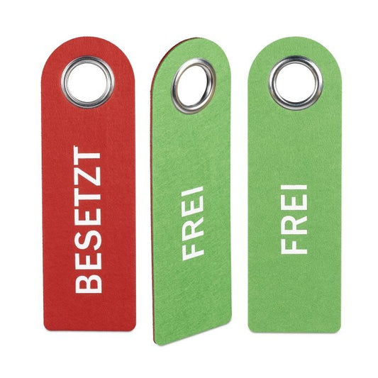Door Sign 'Occupied' 'Free' Set