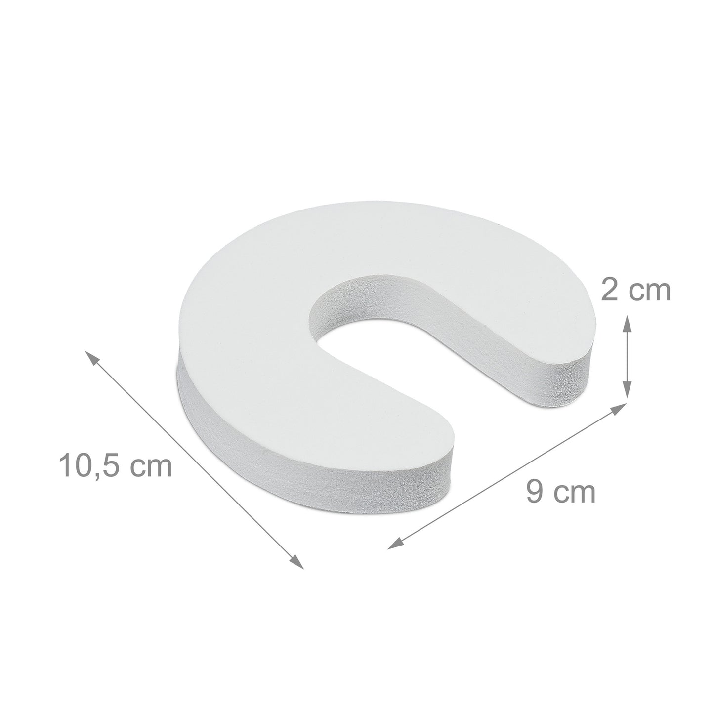 Door clamp protectors in a set of 10