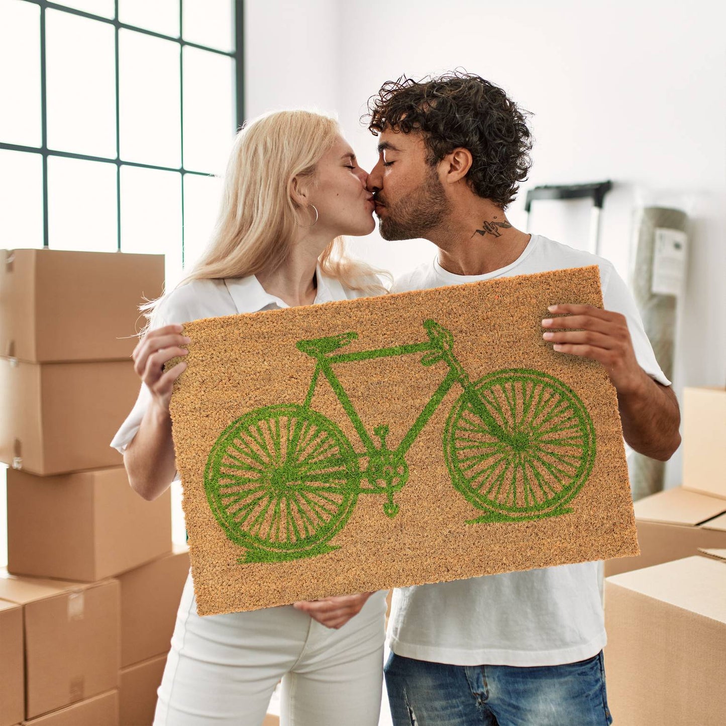 Door mat Bicycle Coconut