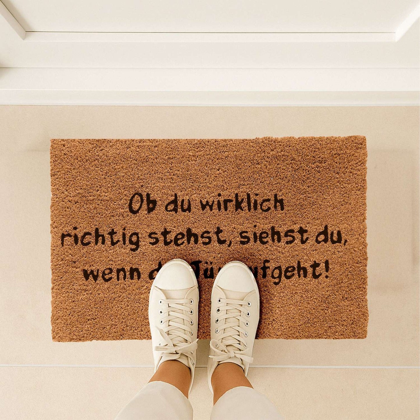 Doormat – Coconut Fiber, Non-Slip, Indoor/Outdoor Use
