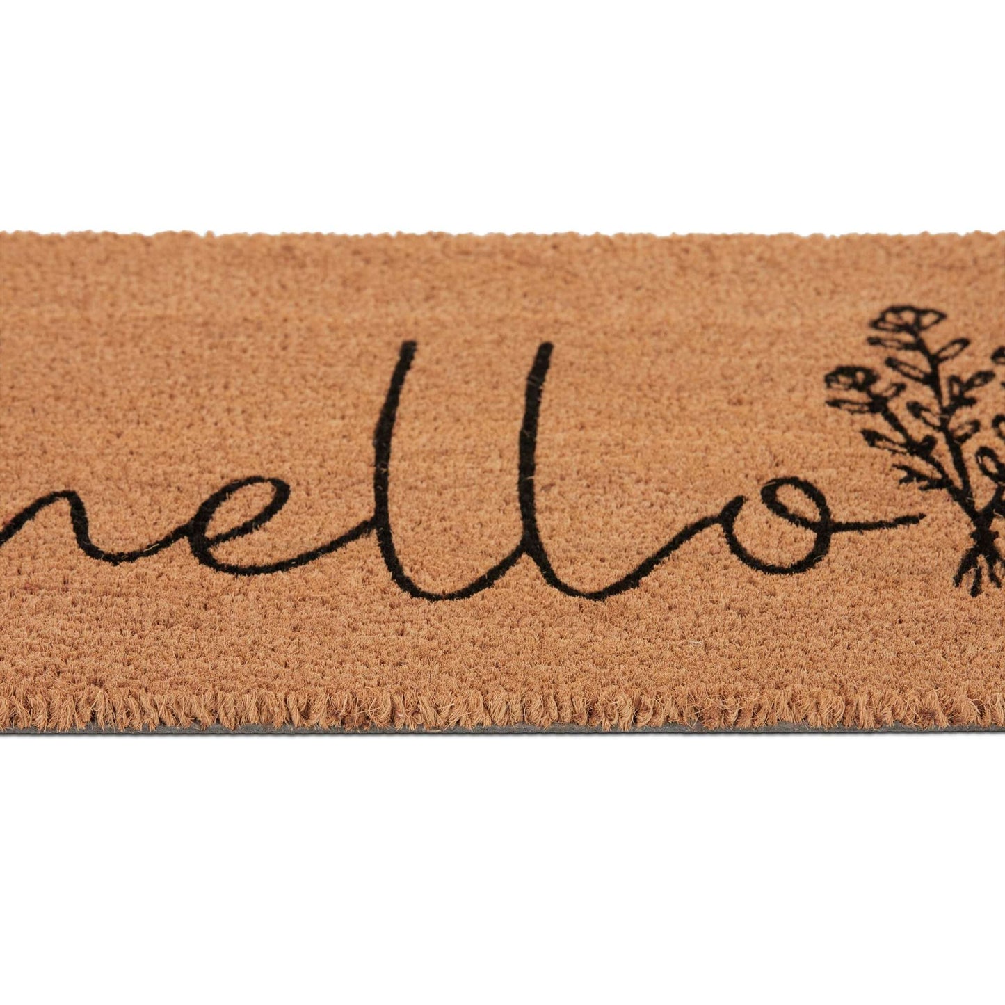 Doormat "Hello" in coconut
