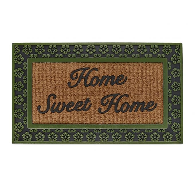 Door mat "Home Sweet Home" rubber coconut