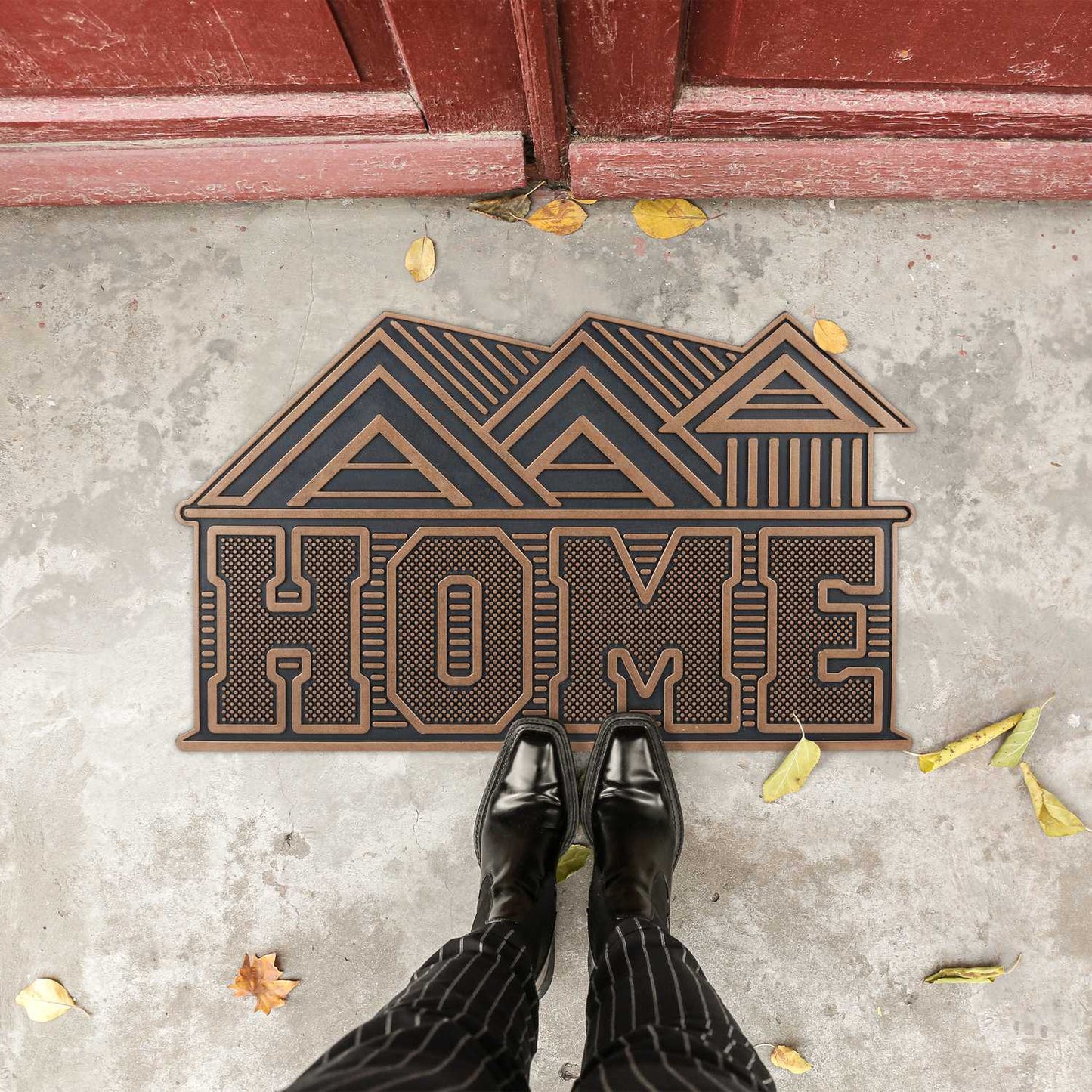 Doormat Rubber Home in copper