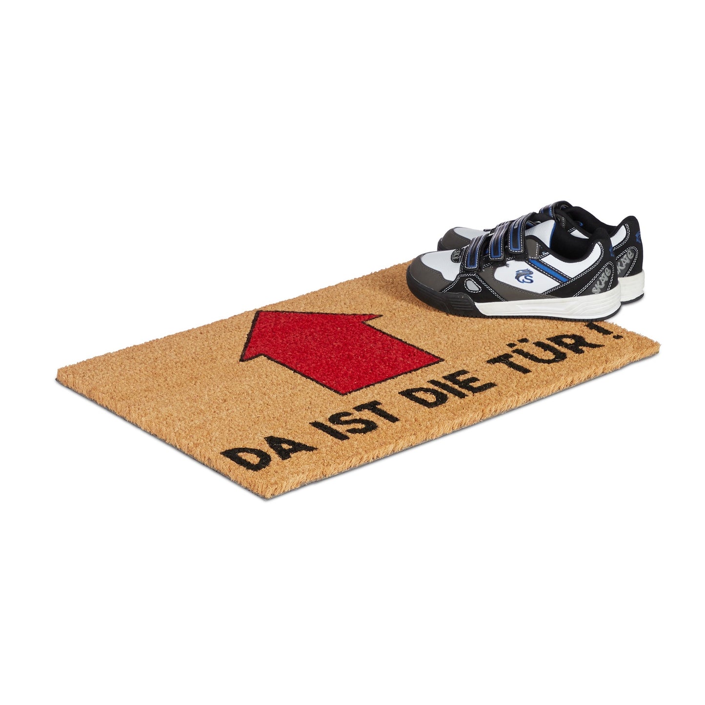 Doormat Saying There is the Door
