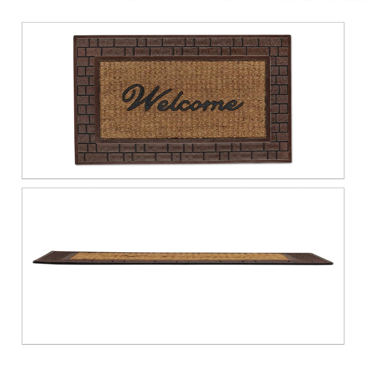 Doormat "Welcome" rubber & coconut