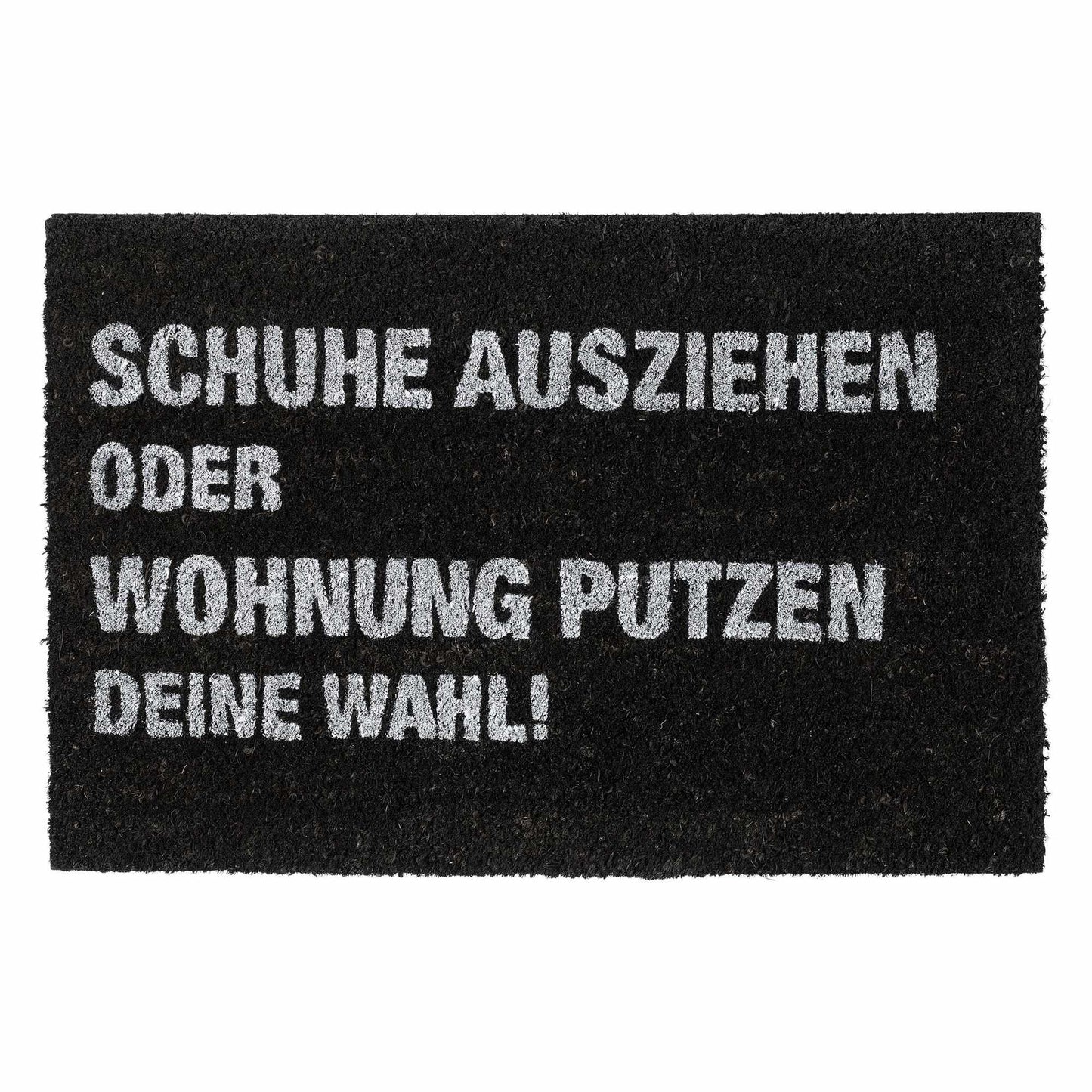 Door mat coconut "Cleaning the apartment