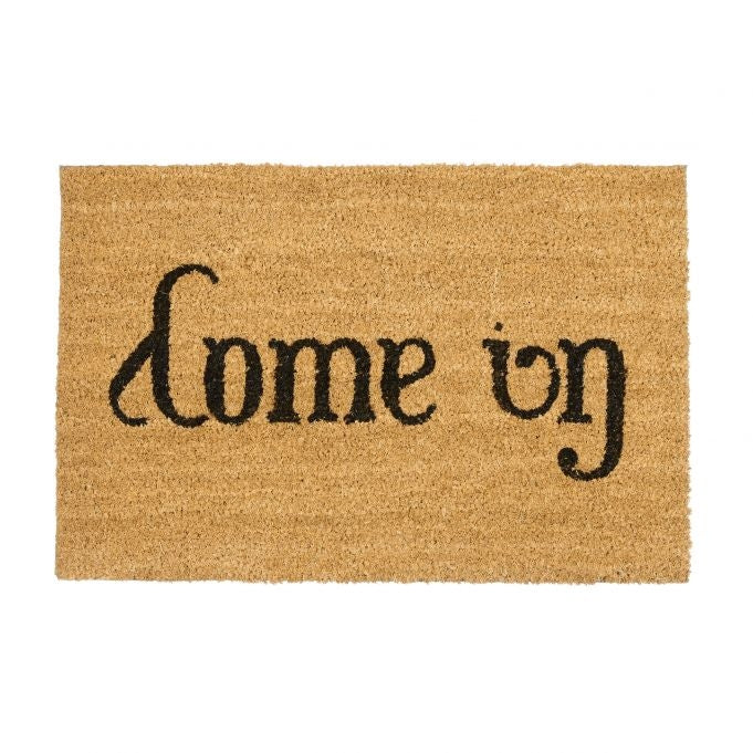 Door mat coconut fiber "Come in/Go away"
