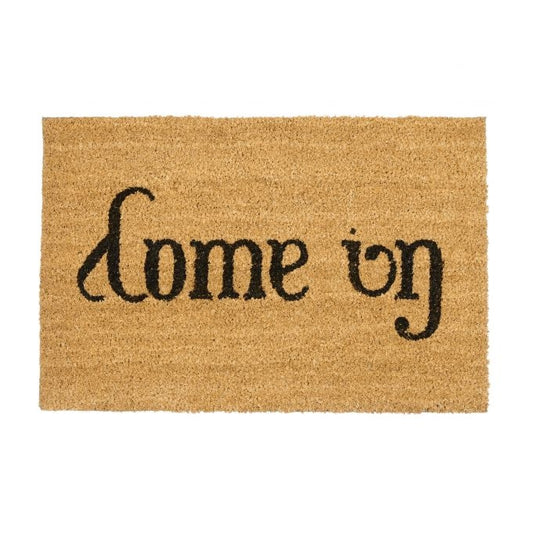 Door mat coconut fiber "Come in/Go away"