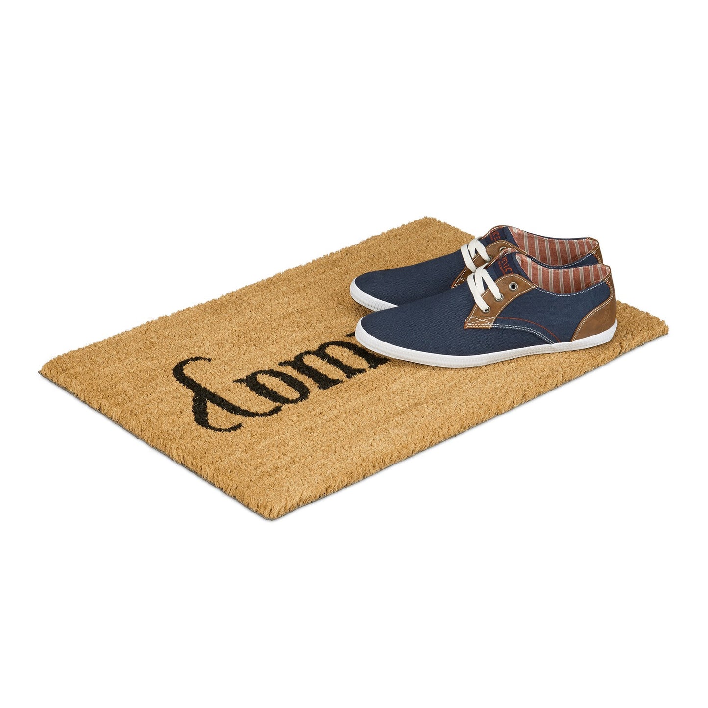 Door mat coconut fiber "Come in/Go away"