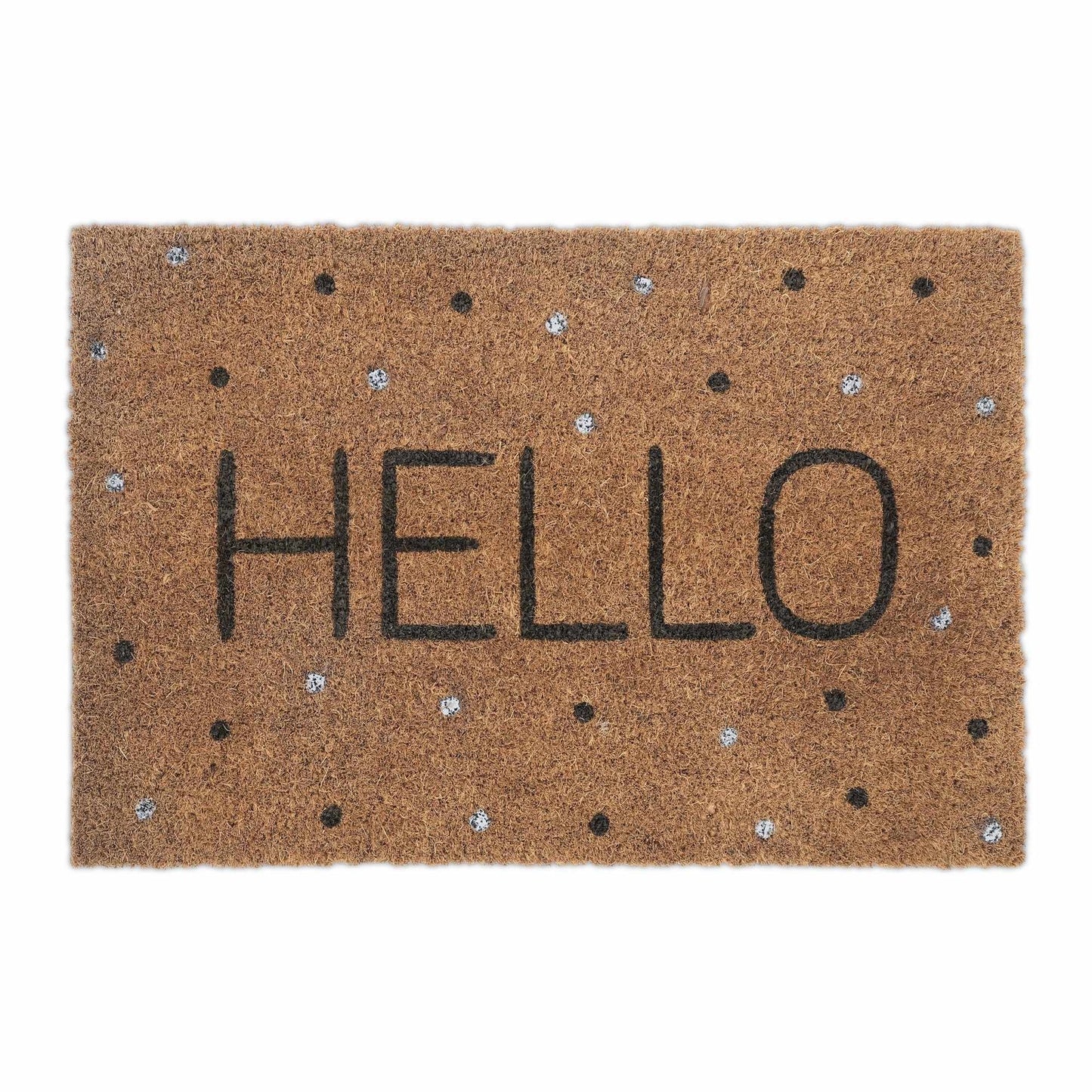 Door mat coconut fiber "Hello"
