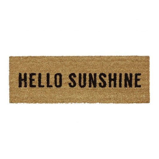 Door mat coconut fiber "Hello Sunshine"