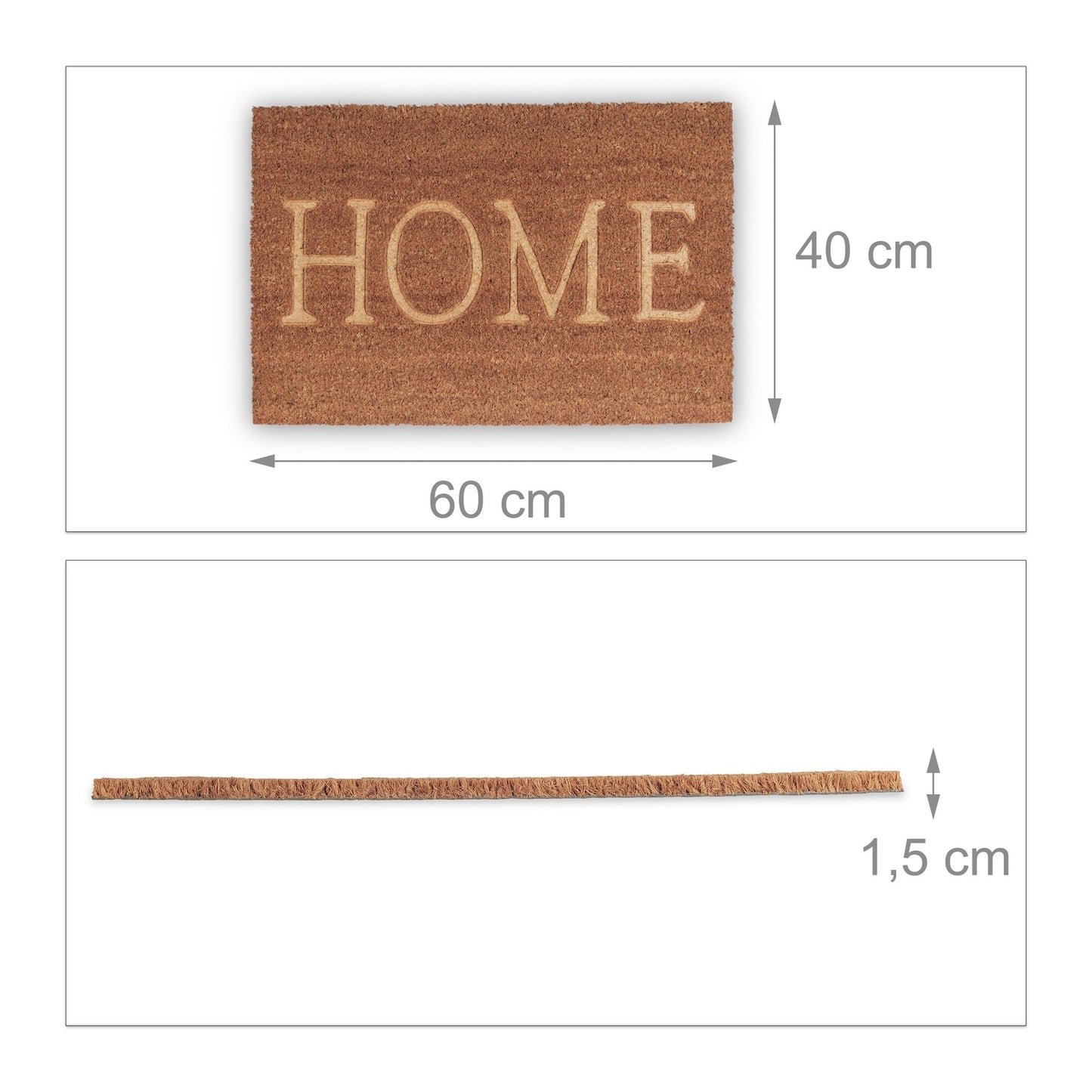 Door mat coconut fiber "Home"