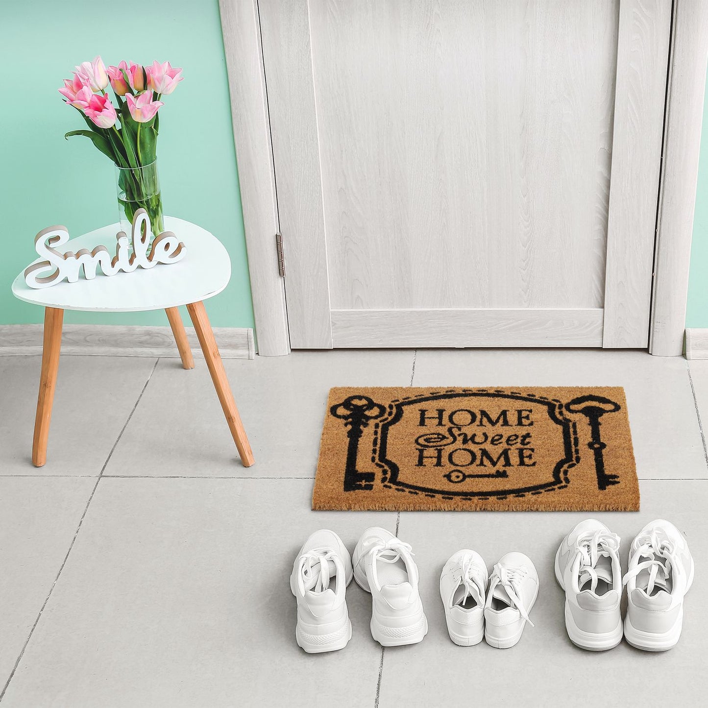 Door mat coconut fiber "Home Sweet Home"