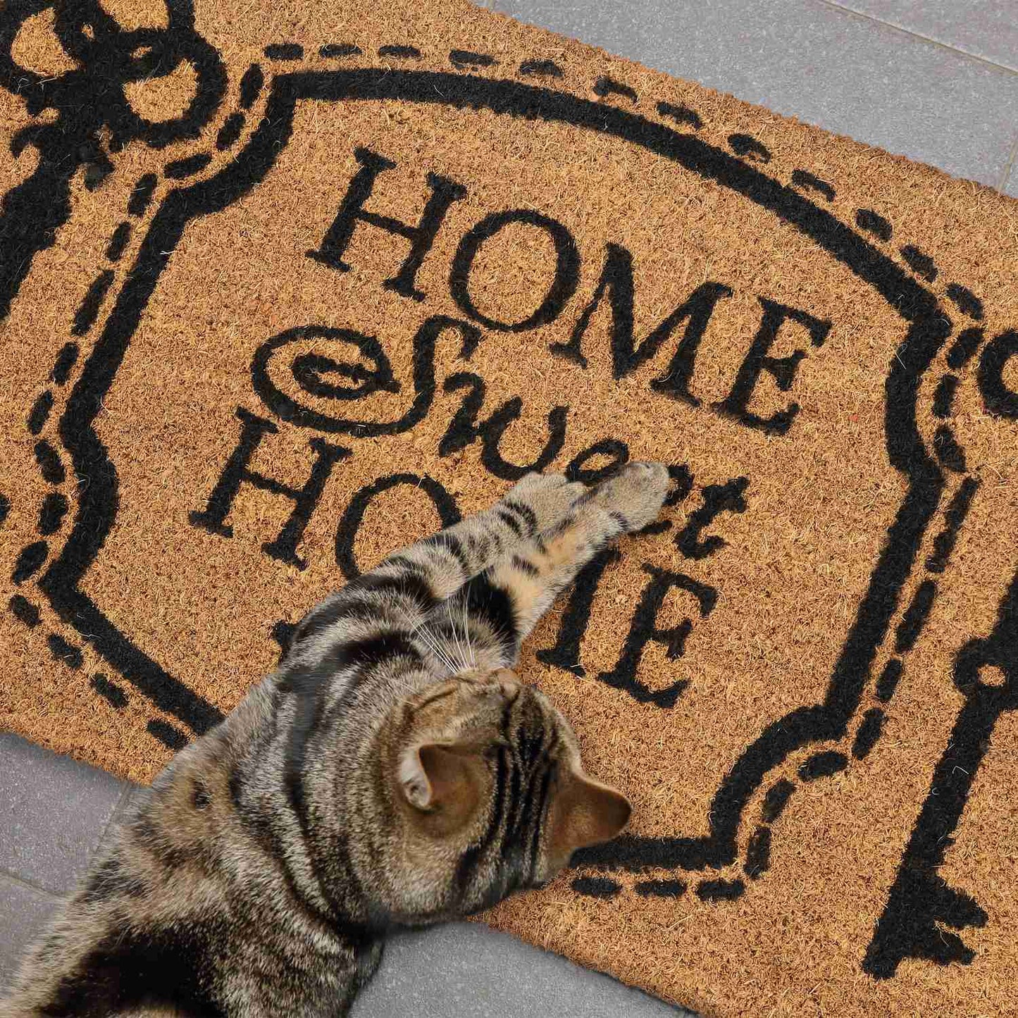 Door mat coconut fiber "Home Sweet Home"