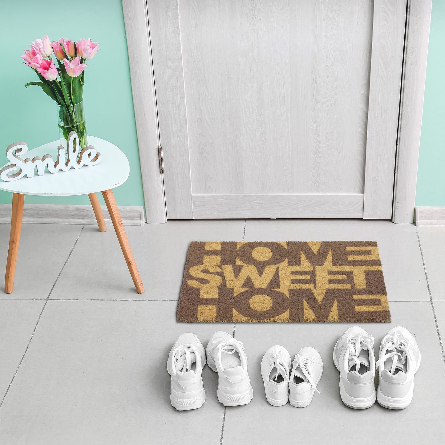 Door mat coconut fiber "Home Sweet Home"