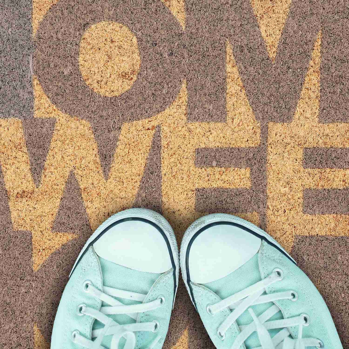Door mat coconut fiber "Home Sweet Home"