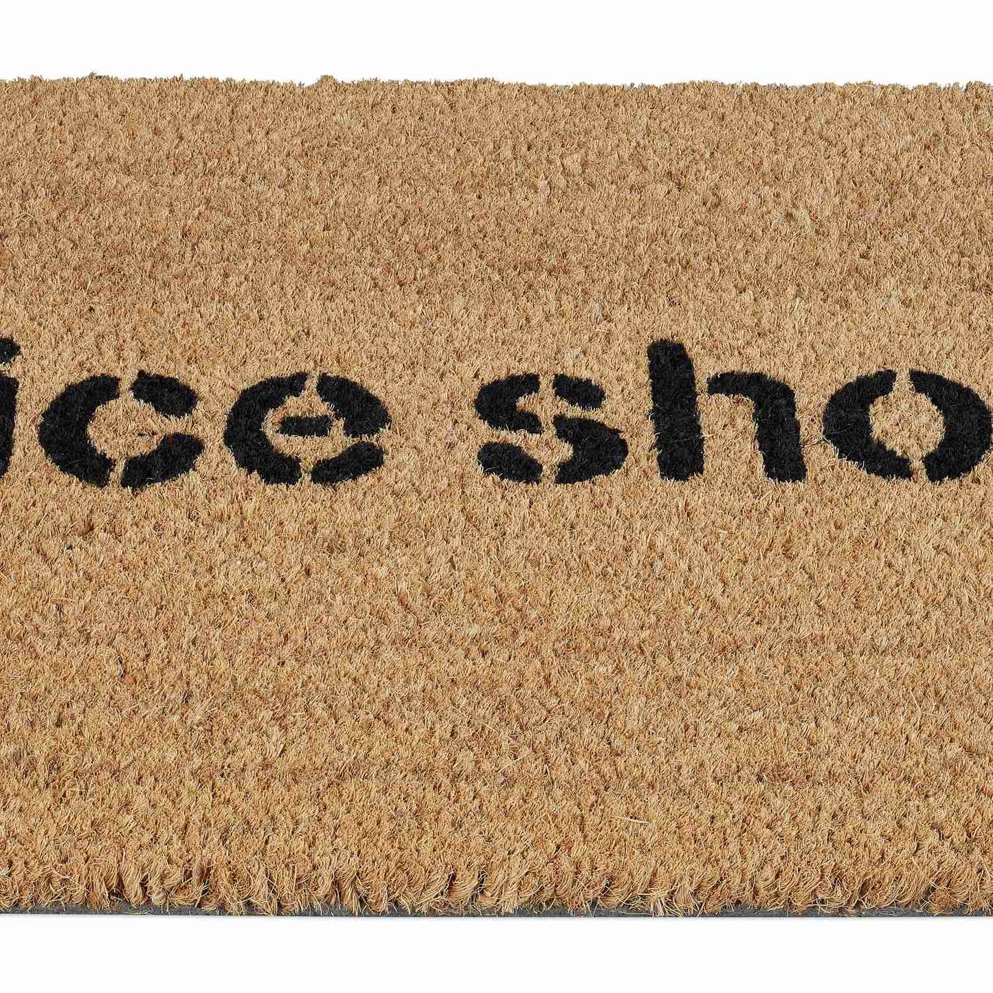 Door mat coconut fiber "Nice shoes"