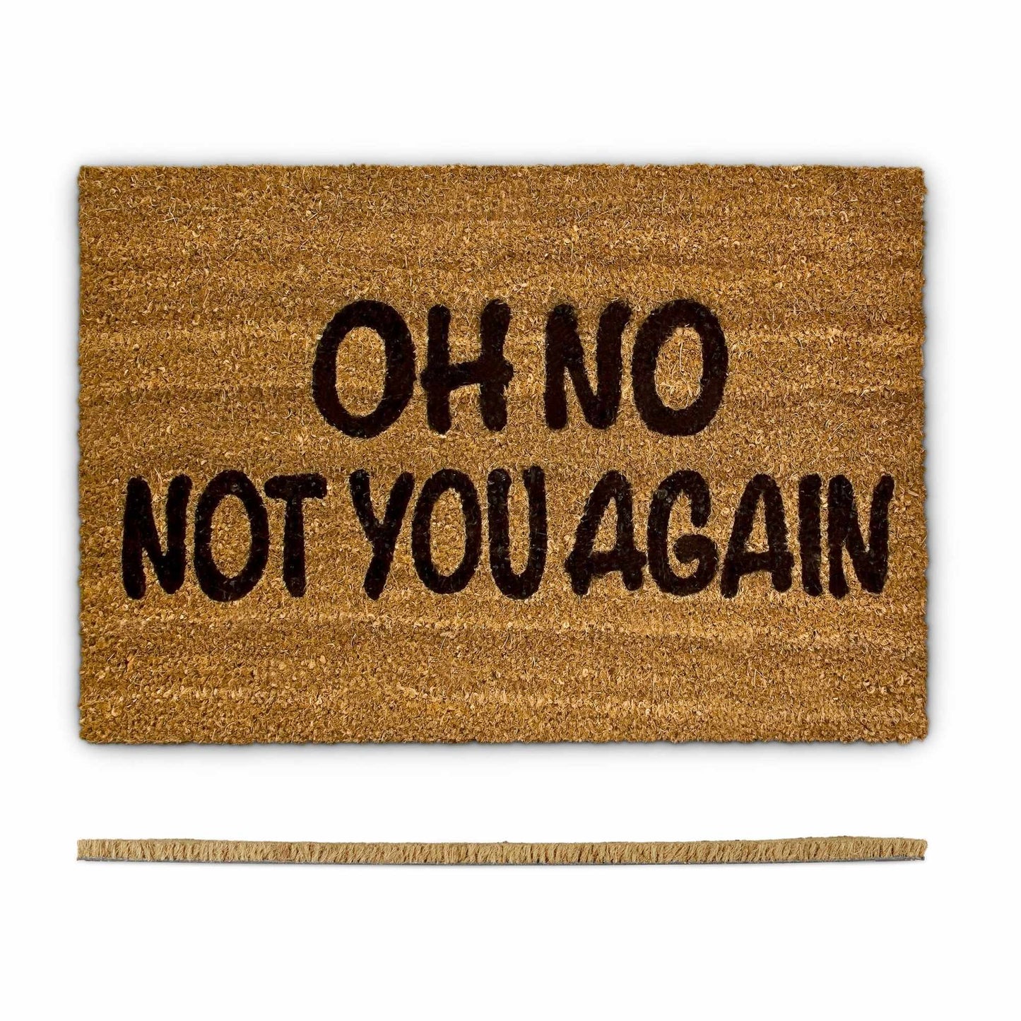 Door mat coconut fiber "Oh no..."