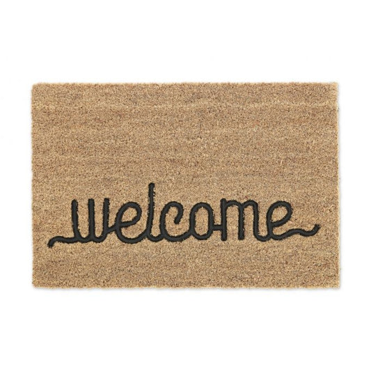 Door mat coconut fiber "Welcome"